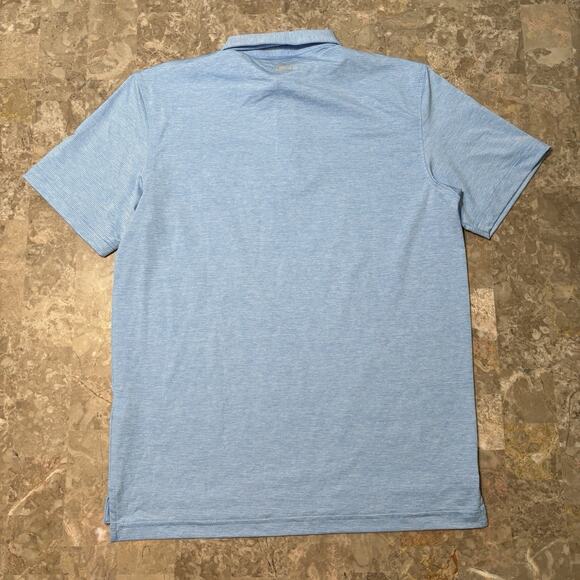 Vineyard Vines Polo Shirt Mens Small Blue On The Go Sankaty OTG Golf Stretch - Picture 8 of 9